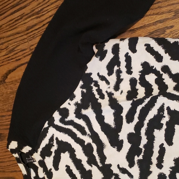 H&M Animal Print Long Sleeve Dress - Picture 5 of 11